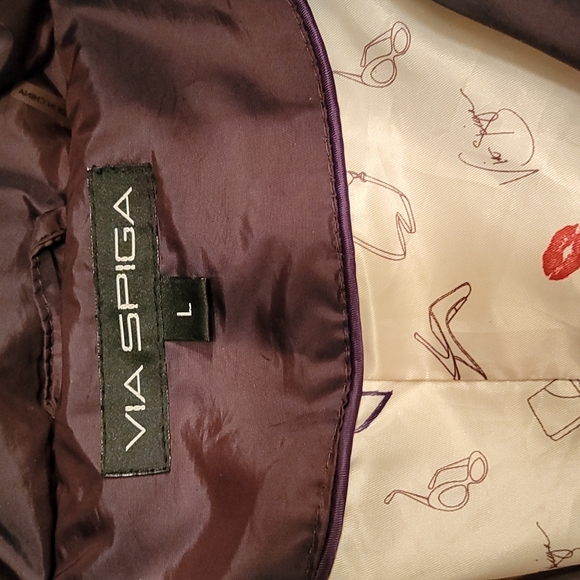 Lightweight Embroidered Quilted Belted Jacket - Picture 3 of 9